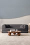 Atelier Del Sofa Legom Eco - Sofá-Cama de 3 Plazas Antracita